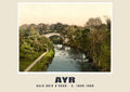 Auld Brig O'Doon, Ayr, c. 1890–1900 heritage photograph