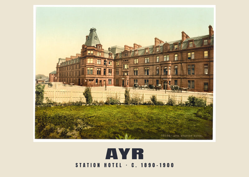 Station Hotel, Ayr, c. 1890–1900 Heritage Print
