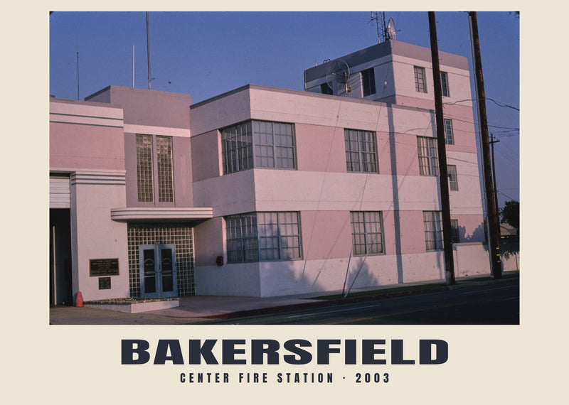 Center Fire Station, Bakersfield, California — 2003 · Historic photograph print