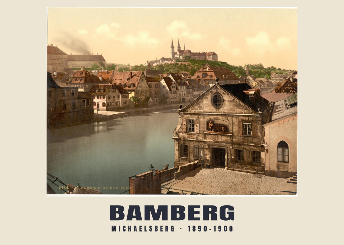 Michaelsberg, Bamberg, 1890–1900 heritage photograph