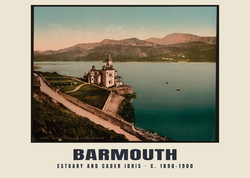 Estuary and Cader Idris, Barmouth, c. 1890–1900 Heritage Print