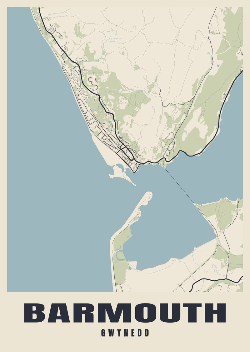 Barmouth Street Map Poster