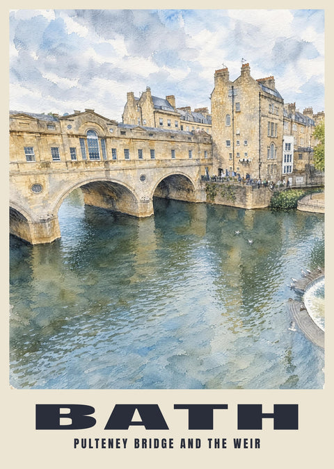 Pulteney Bridge, Bath Poster