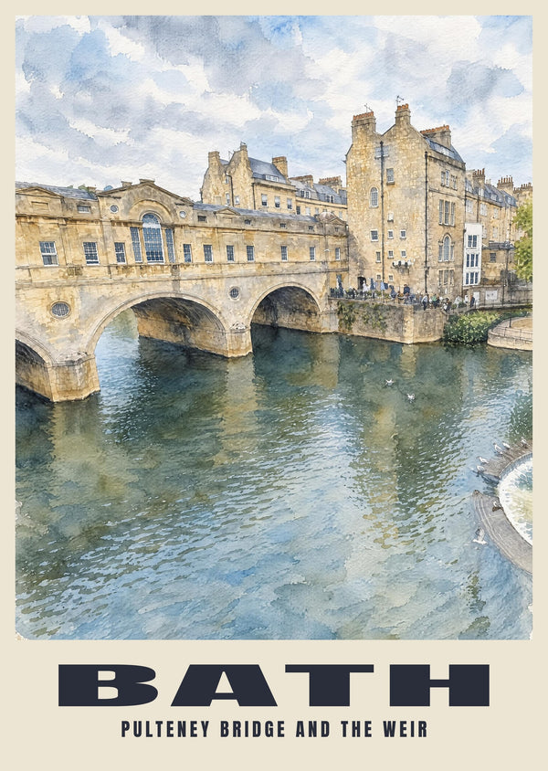 Pulteney Bridge, Bath Poster