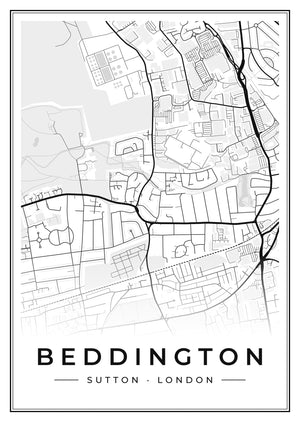 Beddington Street Map Poster