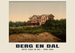 Hotel Berg en Dal, Berg en Dal — 1890–1900 · Vintage photochrom print