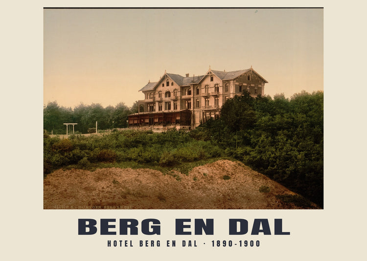 Hotel Berg en Dal, Berg en Dal — 1890–1900 · Vintage photochrom print