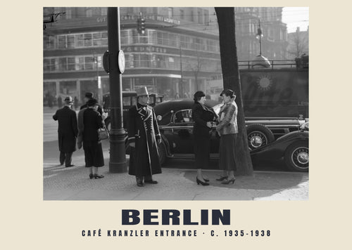 Café Kranzler Entrance, Berlin, c. 1935–1938 heritage photograph