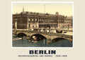 Friedrichsbrücke and Bourse, Berlin, 1890–1900 heritage photograph