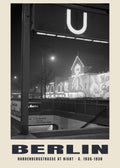 Hardenbergstraße at Night, Berlin, c. 1935–1938 heritage photograph