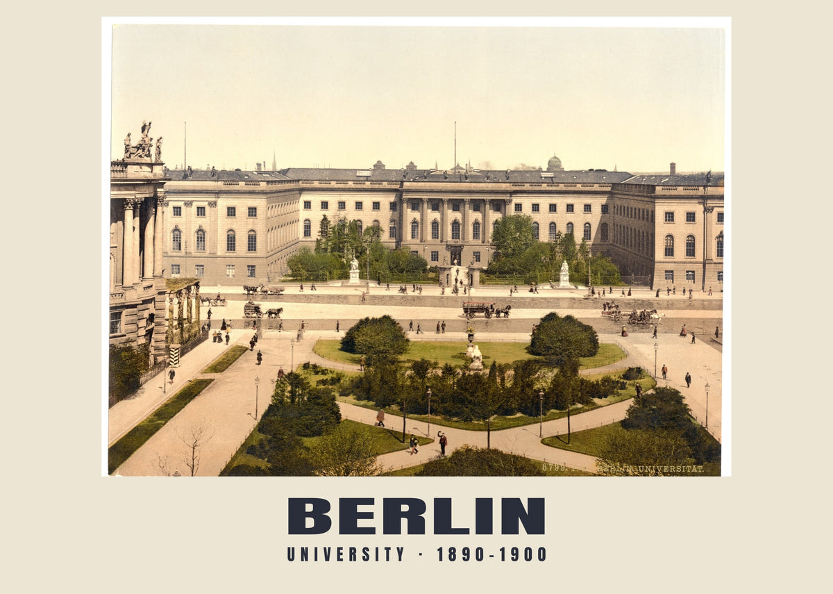 University, Berlin, 1890–1900 heritage photograph
