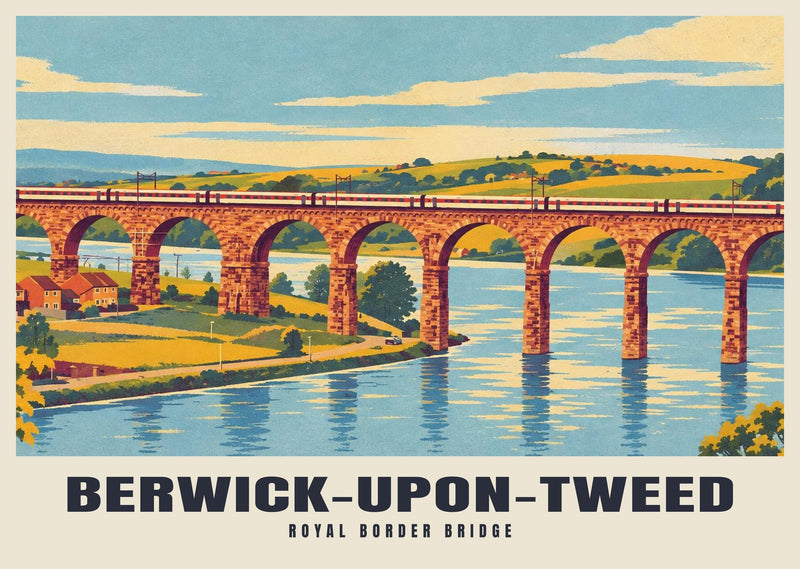 Royal Border Bridge, Berwick-upon-Tweed Poster