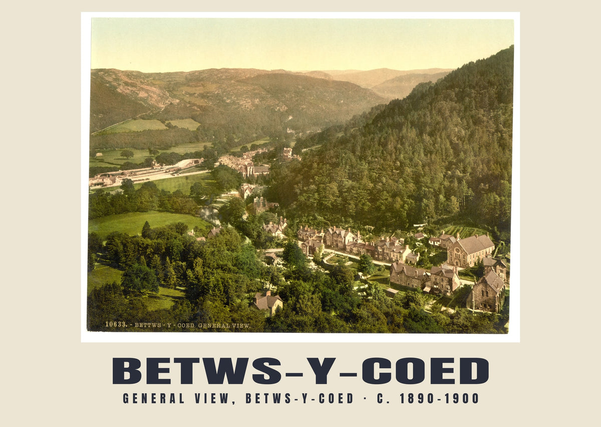 General view, Betws-y-Coed, c. 1890–1900 heritage photograph