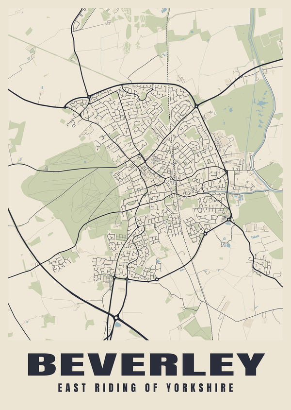 Beverley Street Map Poster