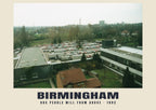 BBC Pebble Mill from above, Birmingham, 1992 heritage photograph