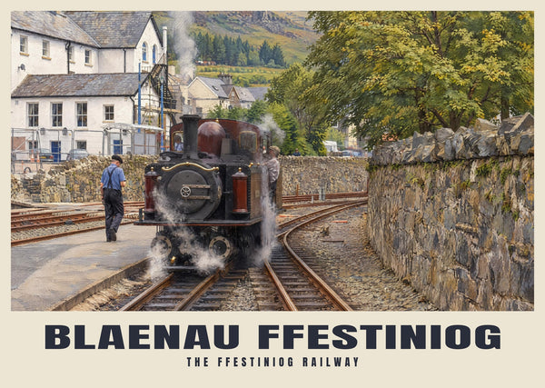 The Ffestiniog Railway, Blaenau Ffestiniog Poster