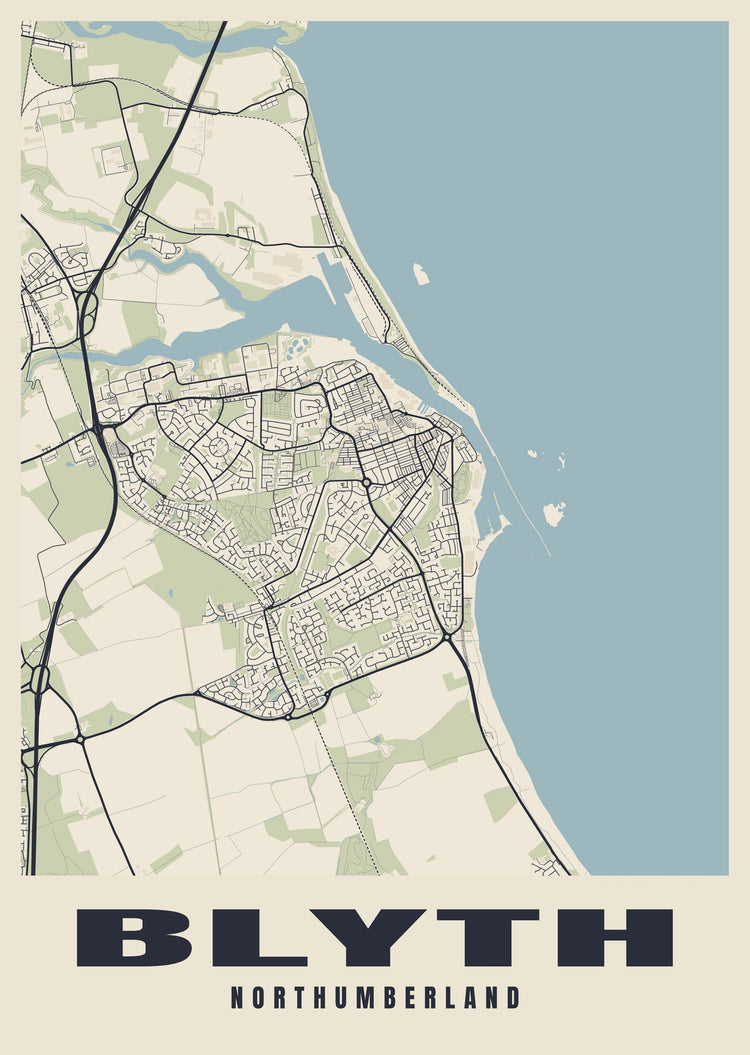 Blyth Street Map Poster