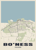 Street map poster of Bo'ness, Falkirk