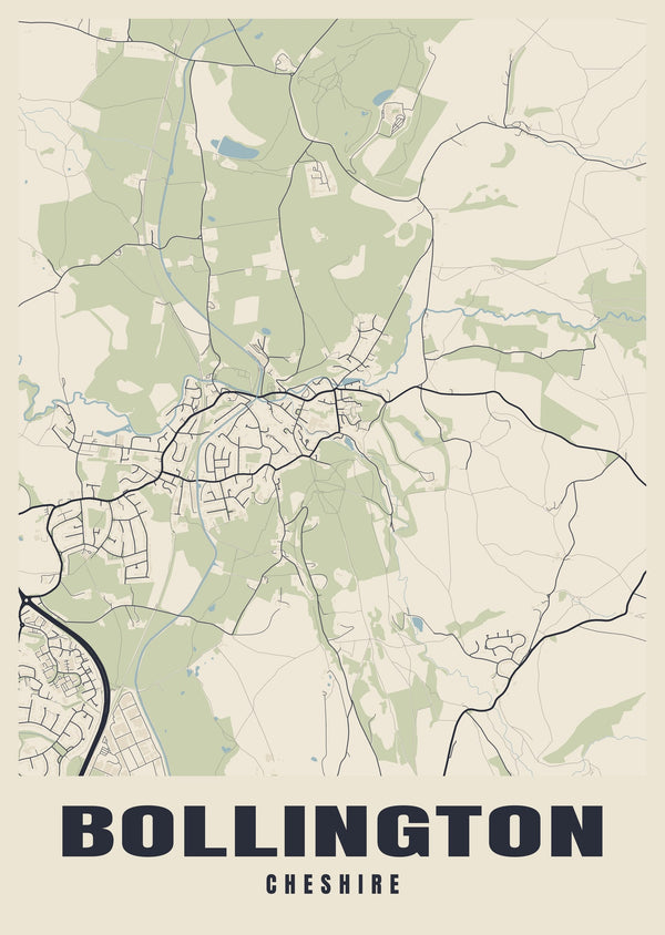 Bollington Street Map Poster
