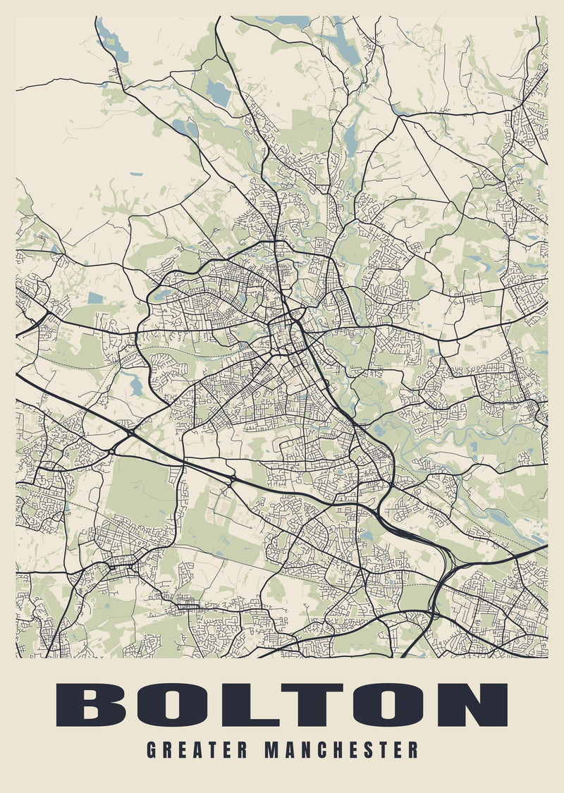 Bolton Street Map Poster