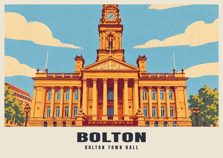 Bolton Town Hall Poster