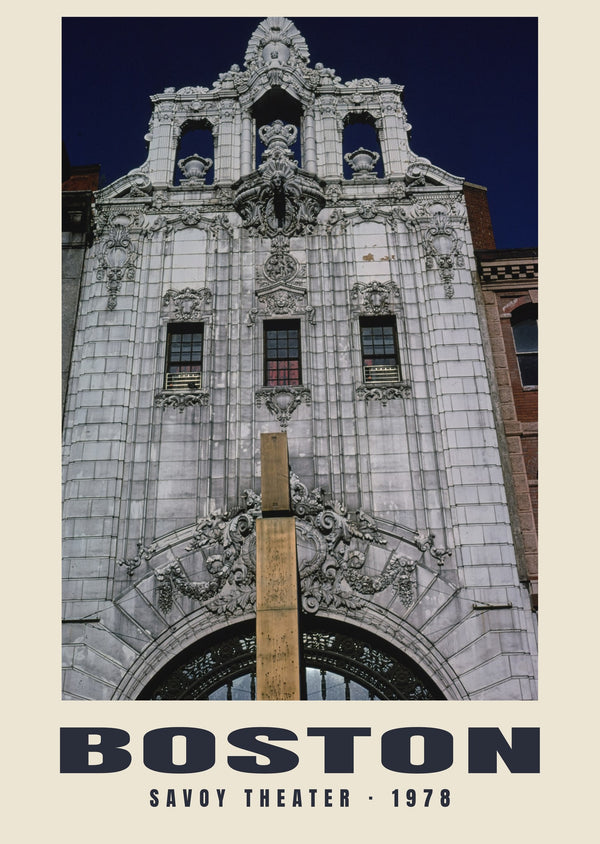 Savoy Theater, Boston — 1978 · Historic photograph print