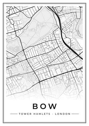 Bow Street Map Poster