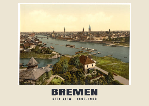 City View, Bremen, 1890–1900 heritage photograph