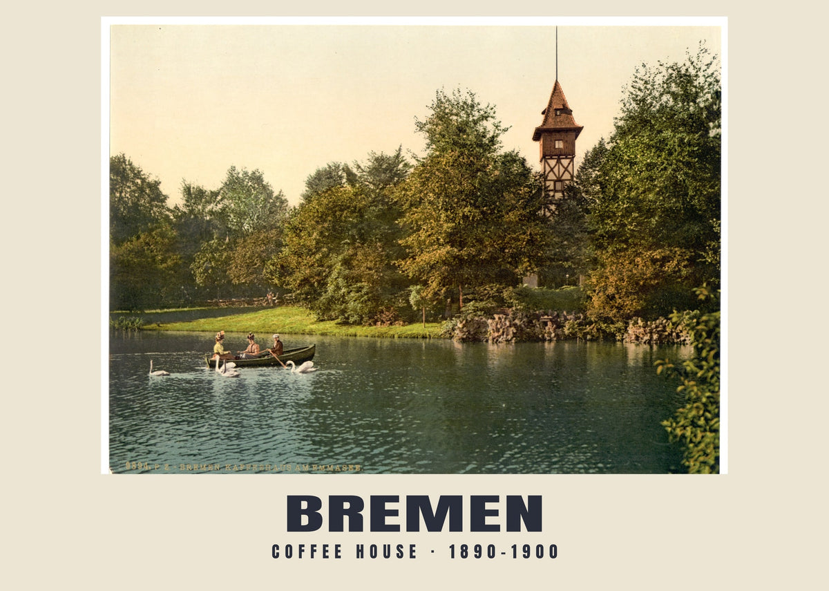 Coffee House, Bremen, 1890–1900 heritage photograph