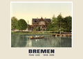 Park Lake, Bremen, 1890–1900 heritage photograph