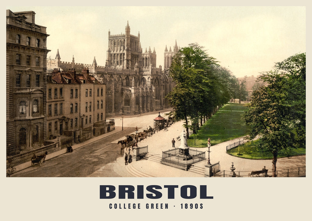 Bristol poster, College Green · 1890s