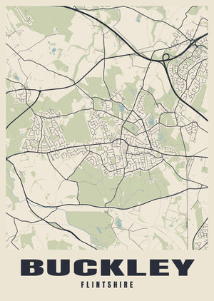 Buckley Street Map Poster