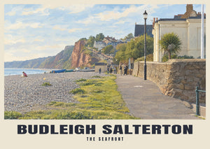 The Seafront, Budleigh Salterton Poster