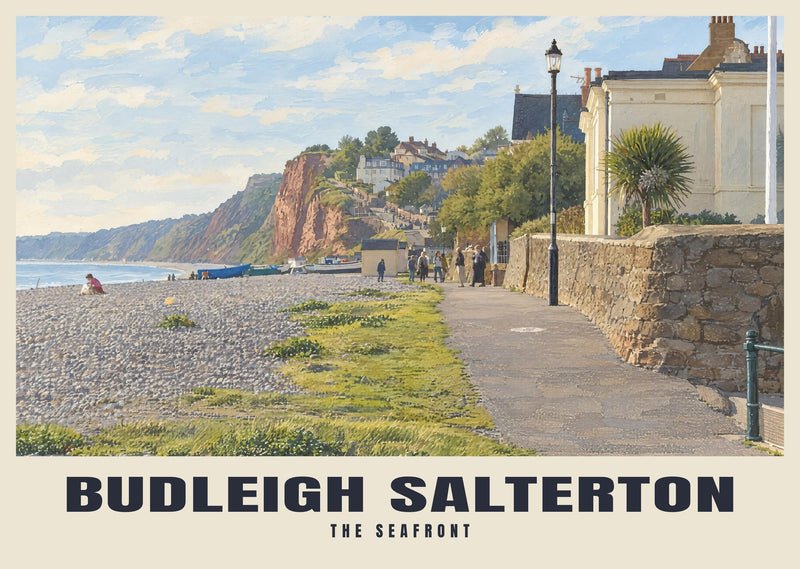 The Seafront, Budleigh Salterton Poster