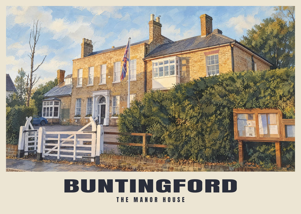 The Manor House, Buntingford Poster