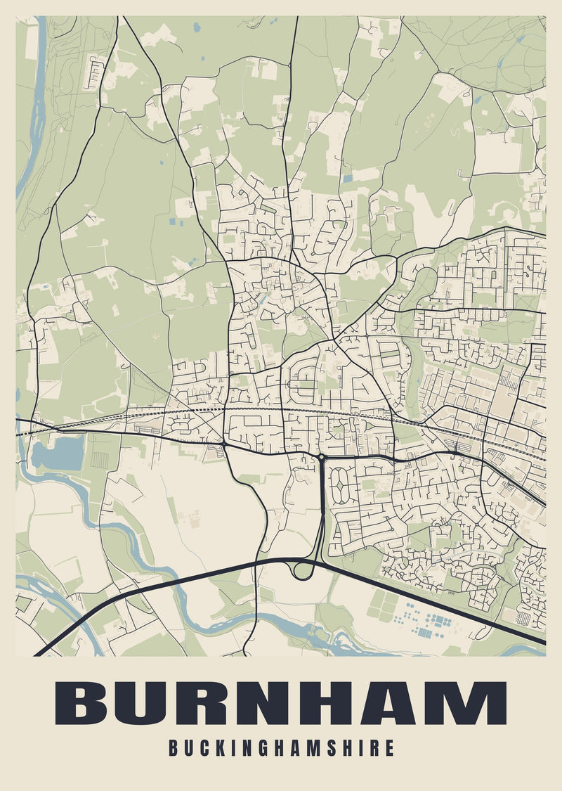 Burnham Street Map Poster