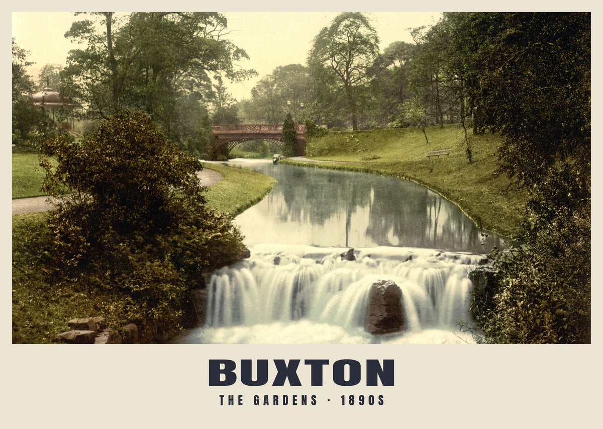 The Gardens, Buxton, 1890s heritage photograph