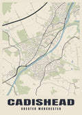 Street map poster of Cadishead, Greater Manchester