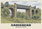 Cadishead Viaduct poster, British Heritage style