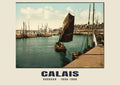 Harbour, Calais, 1890–1900 heritage photograph