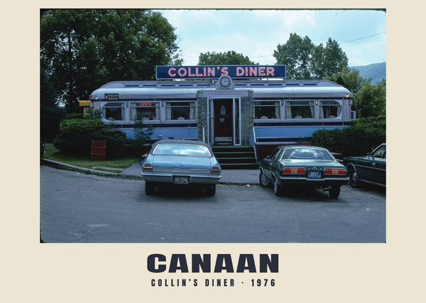 Collin’s Diner, Canaan, Connecticut — 1976 · Historic photograph print
