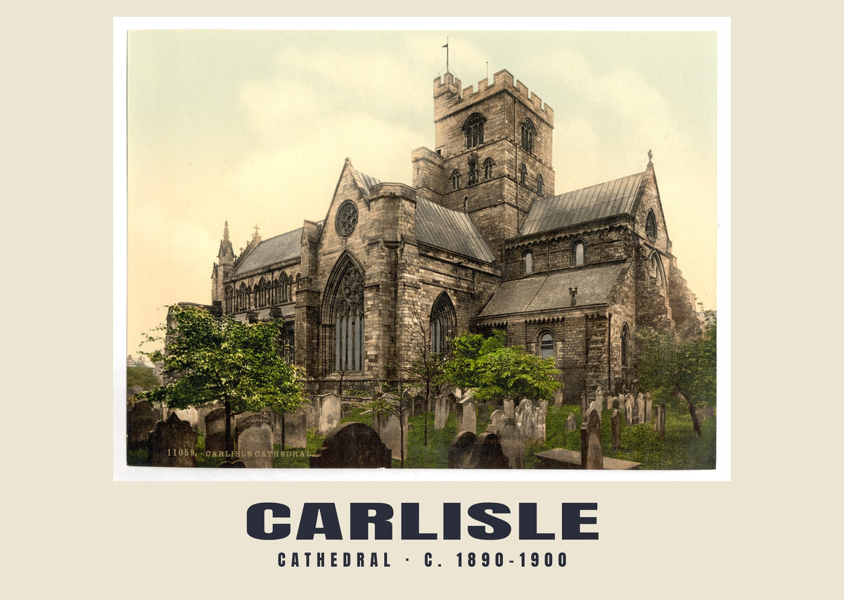 Cathedral, Carlisle, c. 1890–1900 heritage photograph