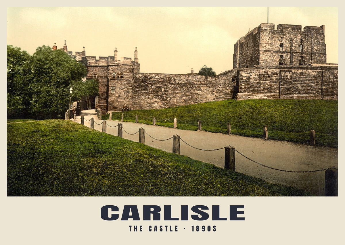 The Castle, Carlisle, 1890s heritage photograph