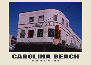 Solid Gold Bar, Carolina Beach, North Carolina — 1985 · Historic photograph print