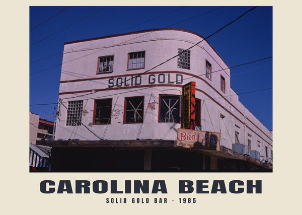 Solid Gold Bar, Carolina Beach, North Carolina — 1985 · Historic photograph print
