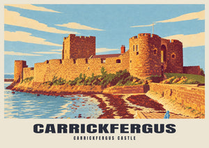 Carrickfergus Castle Poster