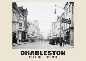 King Street, Charleston, South Carolina — 1910–1920 · Historic photograph print
