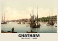 Chatham poster, The Medway · 1890s