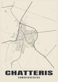 Street map poster of Chatteris, Cambridgeshire