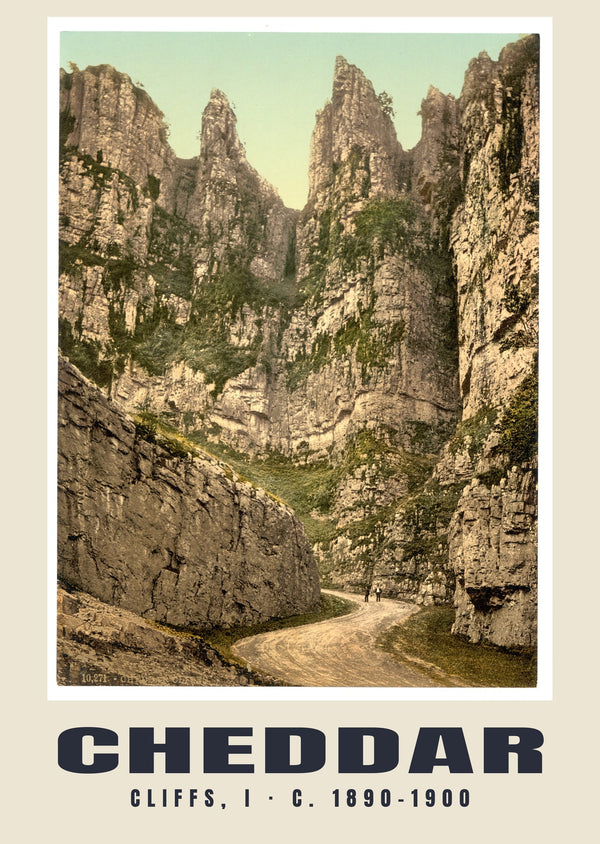 Cliffs, I, Cheddar, c. 1890–1900 Heritage Print